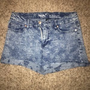 High-Waisted Denim Shorts